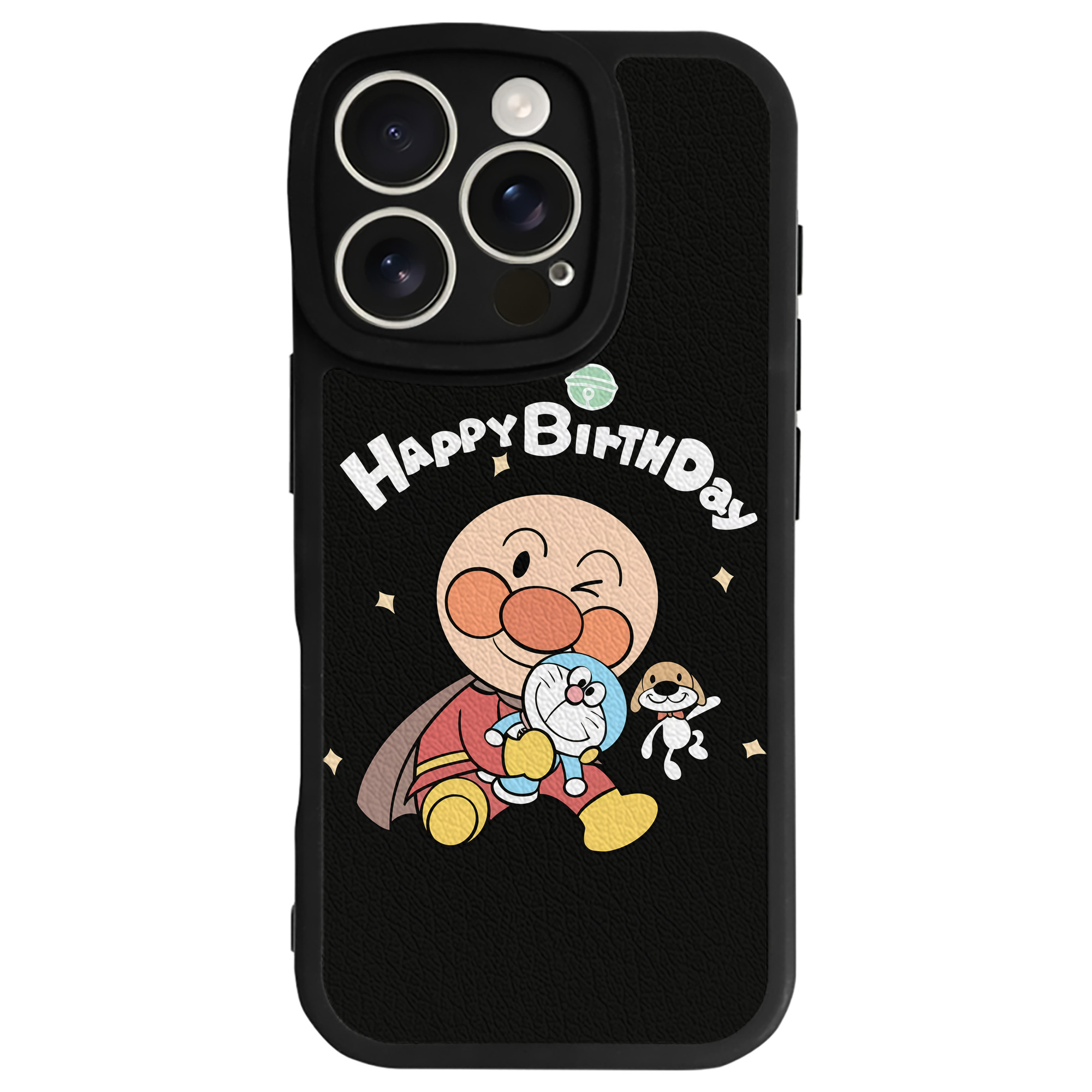 （画像用） アンパンマン Anpanman 【iPhone 16シリーズ対応】シリコンスマホケース（レザー調） 材質：シリコン